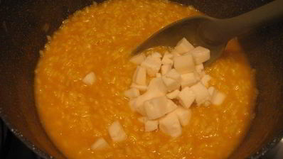 ризотто с тыквой и сыром