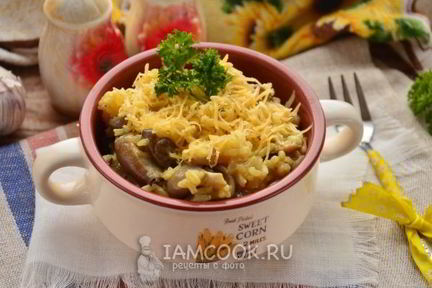 Ризотто с вешенками