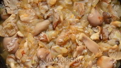 ризотто с вешенками