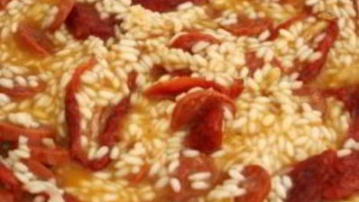 ризотто с вялеными помидорами