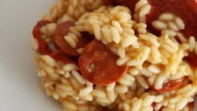 ризотто с вялеными помидорами