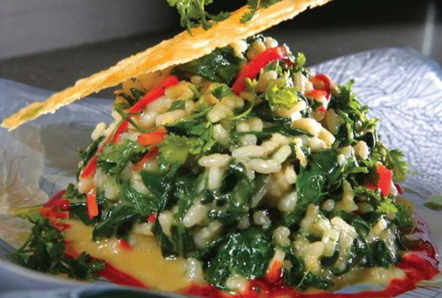 Ризотто со шпинатом