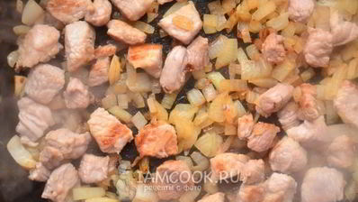 ризотто со свининой