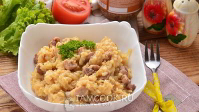 ризотто со свининой