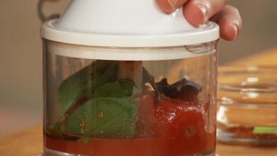 утиное филе с банановым ризотто