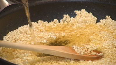 зеленое ризотто