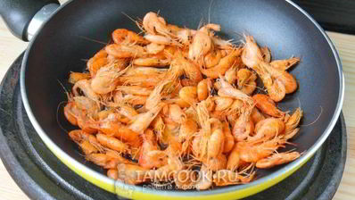 черноморские креветки в соевом соусе с лимоном