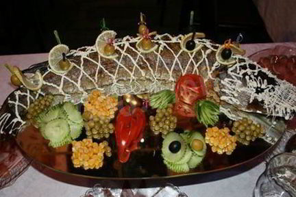 Фаршированный судак в духовке