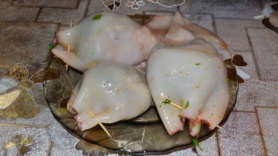 фаршированные кальмары