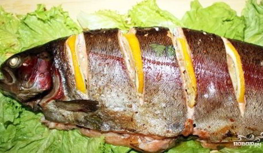 Рецепт форели радужной в фольге