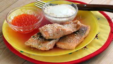 форель в сливочном соусе