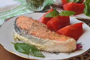 Форель запеченная в сливках