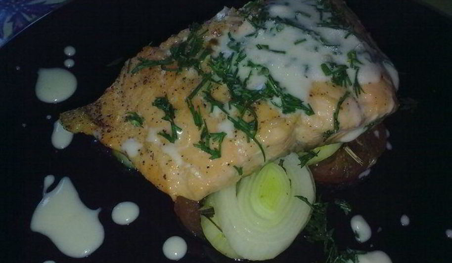 Рецепт горбуши с овощами