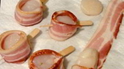 гребешки под соусом