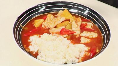 кальмары в кисло-сладком соусе