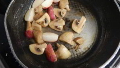 камбала с шампиньонами