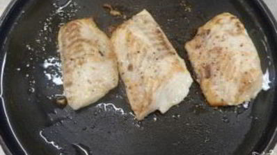 камбала с шампиньонами