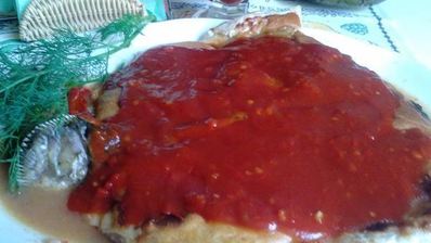 карп в кисло-сладком соусе