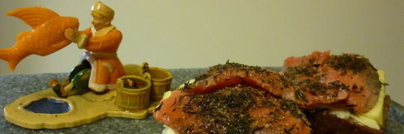 Красная рыба По-сазоновски с тимьяном