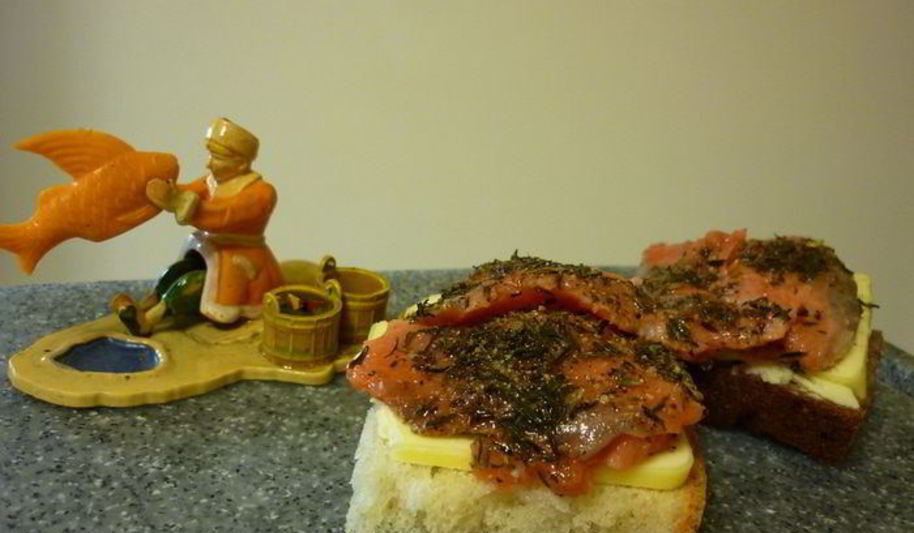 Рецепт красной рыбы по-сазоновски с тимьяном