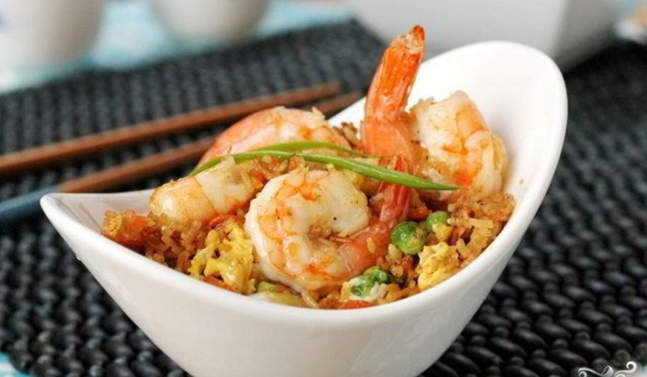 Рецепт креветок с рисом