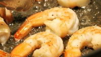 креветки с рисом