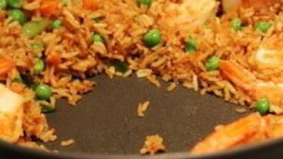 креветки с рисом