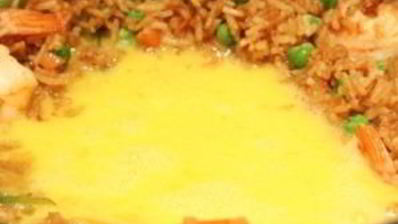 креветки с рисом