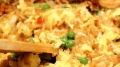 креветки с рисом