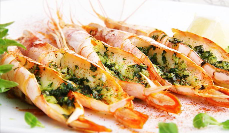 Рецепт лангустин, запеченных в духовке