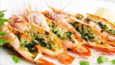 лангустины, запеченные в духовке