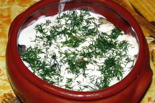 Лосось в горшочке