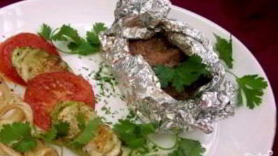 окунь в фольге