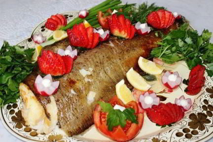 Палтус По-королевски