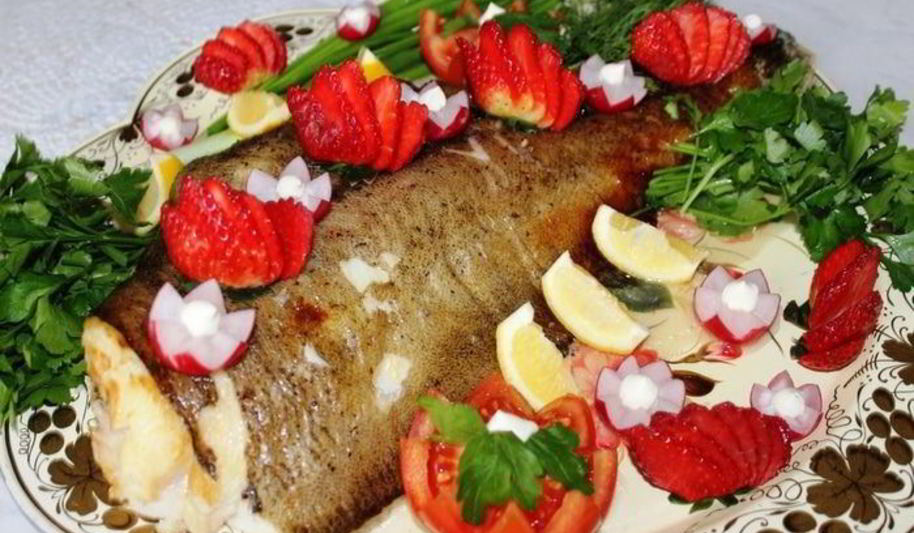 Рецепт палтуса по-королевски