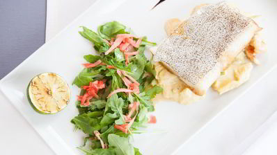 палтус запеченный