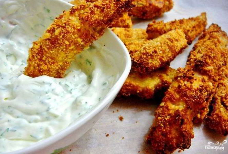 Пангасиус в кляре в духовке