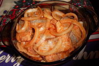 Пикантная сельдь по-корейски