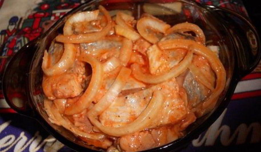 Рецепт пикантной сельди по-корейски