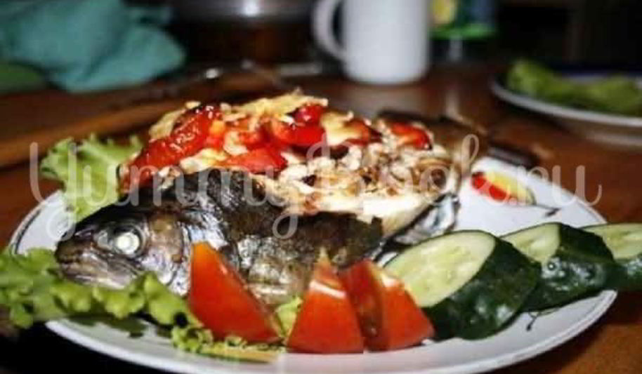 Рецепт радужной форели с овощами