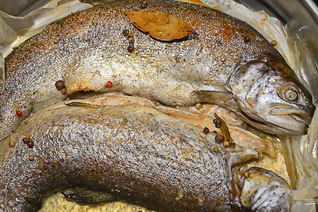 Речная рыба в духовке