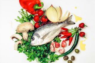 Рыба с грибами