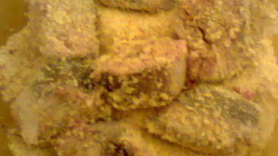 рыба в горчично-гранатовом маринаде