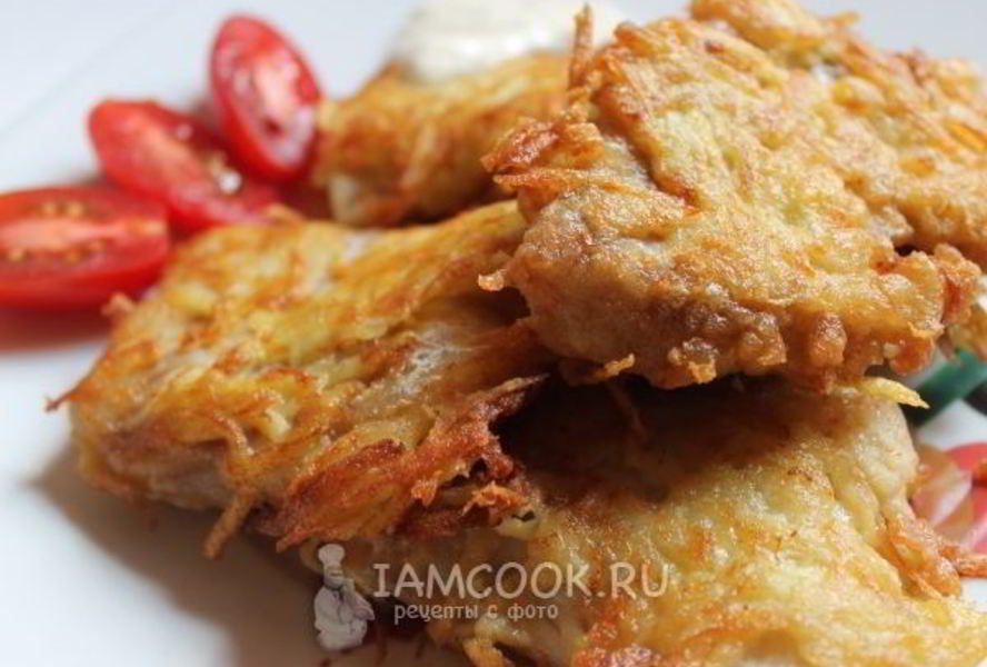 Рыба в картофельном кляре