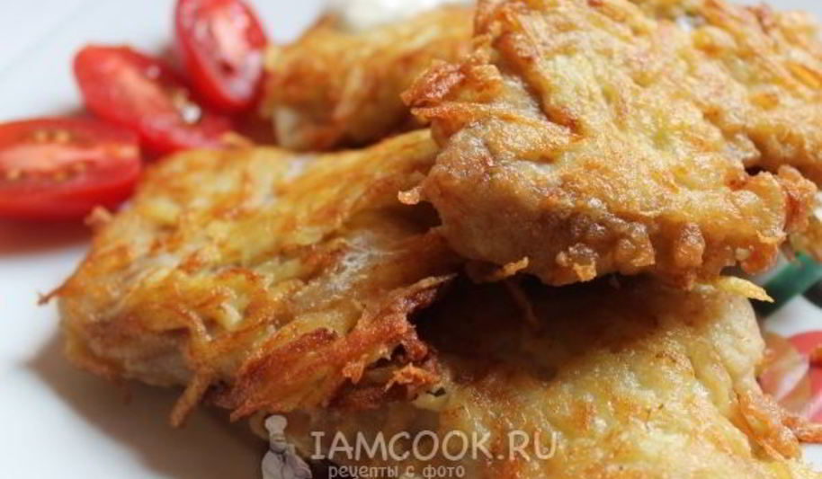 Рецепт рыбы в картофельном кляре