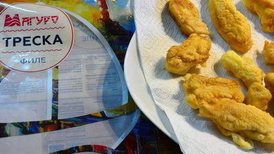 рыба в кляре в кисло-сладком соусе