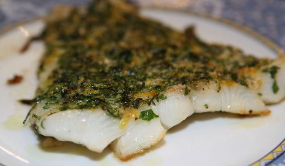 Рецепт рыбы в пармезановой корочке с петрушкой