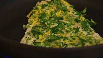 рыба в пармезановой корочке с петрушкой