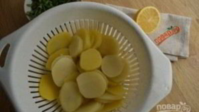 рыба в сливочном соусе с картофелем