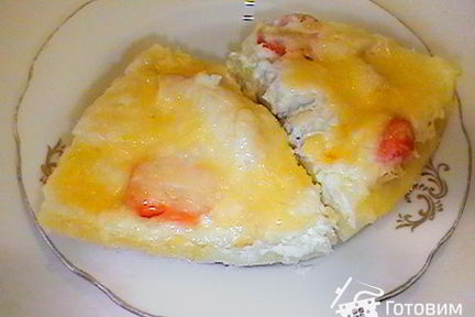 Рыба, запеченная с картофельным пюре